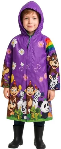 Cartoon Print Raincoat for Kids